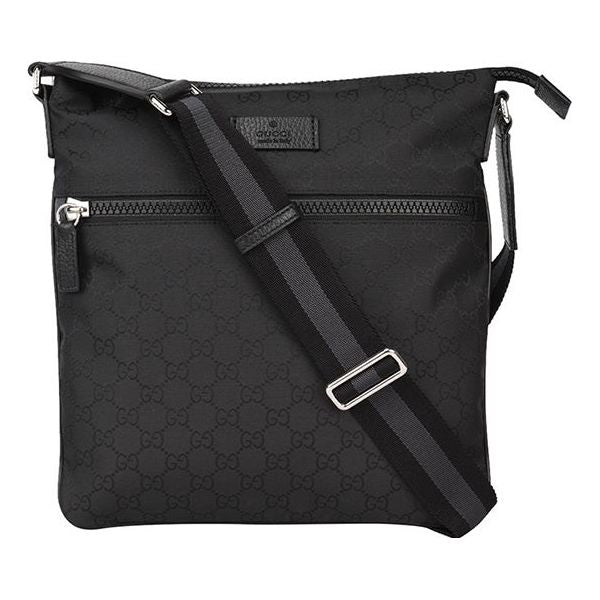 Gucci Nylon Leather Shoulder Bag
