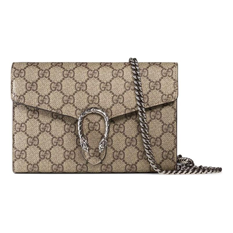 Gucci Chain Canvas Shoulder Bag
