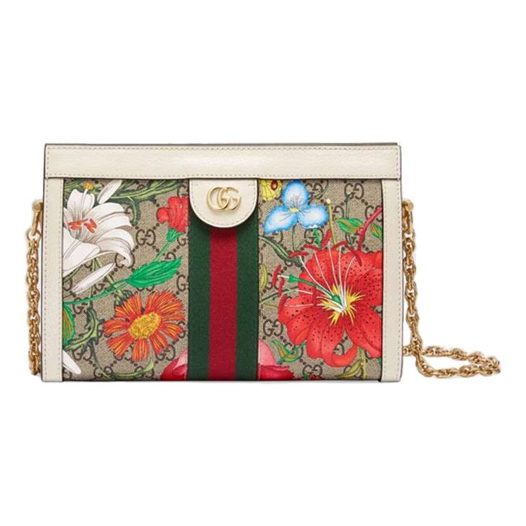 Gucci Chain Canvas Crossbody
