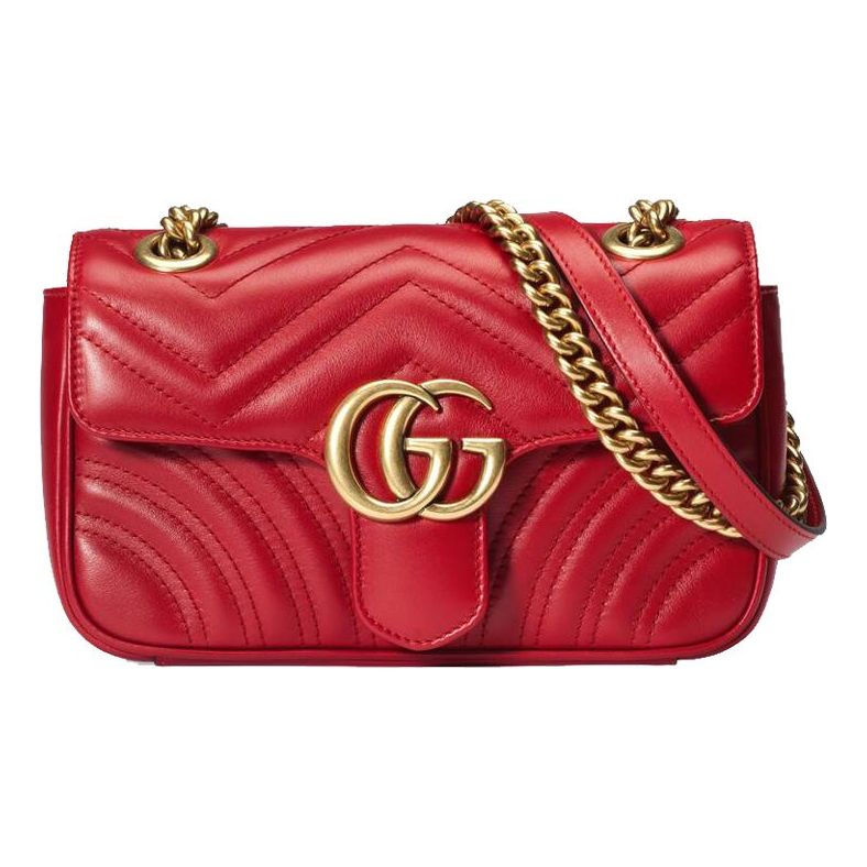 Gucci Chain Leather Shoulder Bag