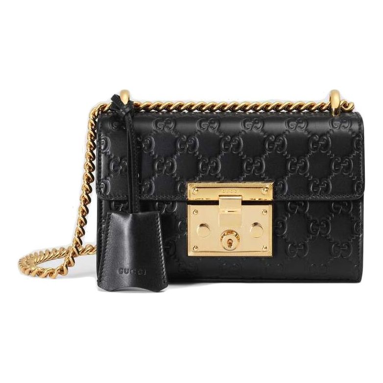 Gucci Chain Leather Shoulder Bag