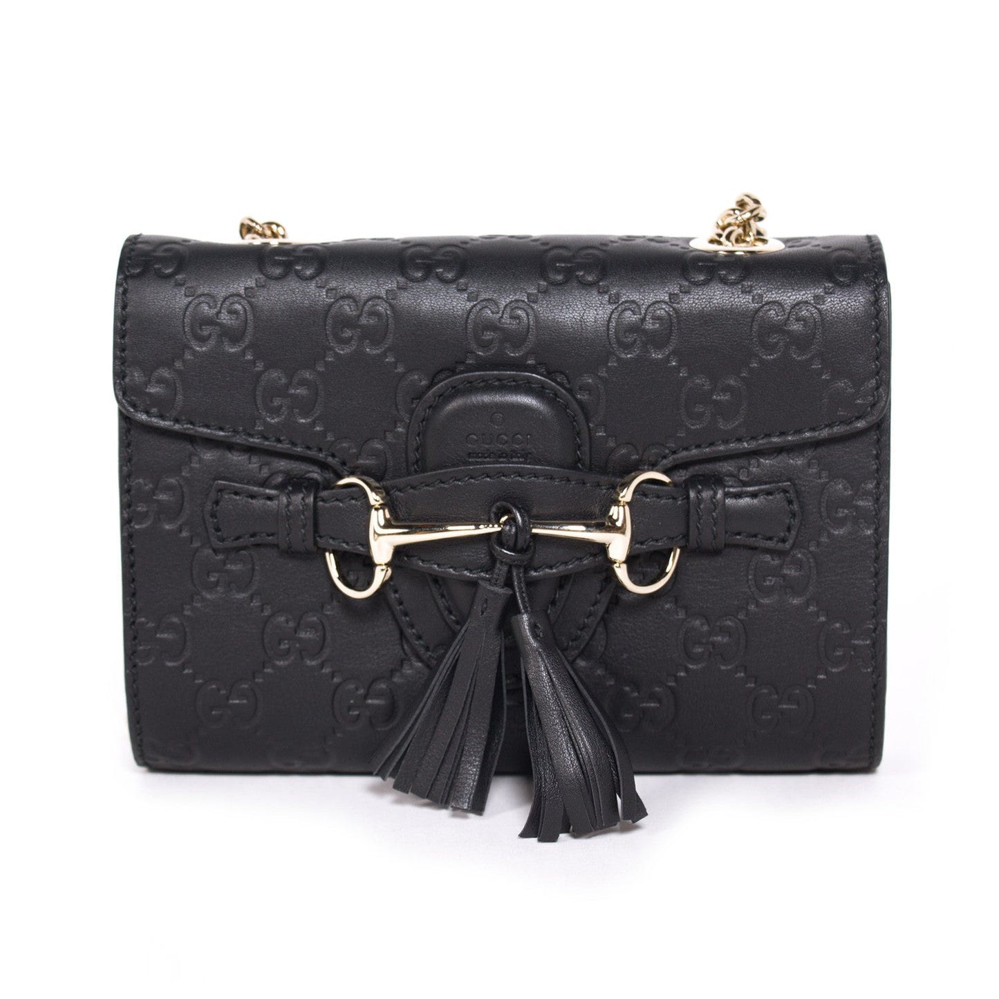 Gucci Guccissima Leather Chain Shoulder Bag Style 9