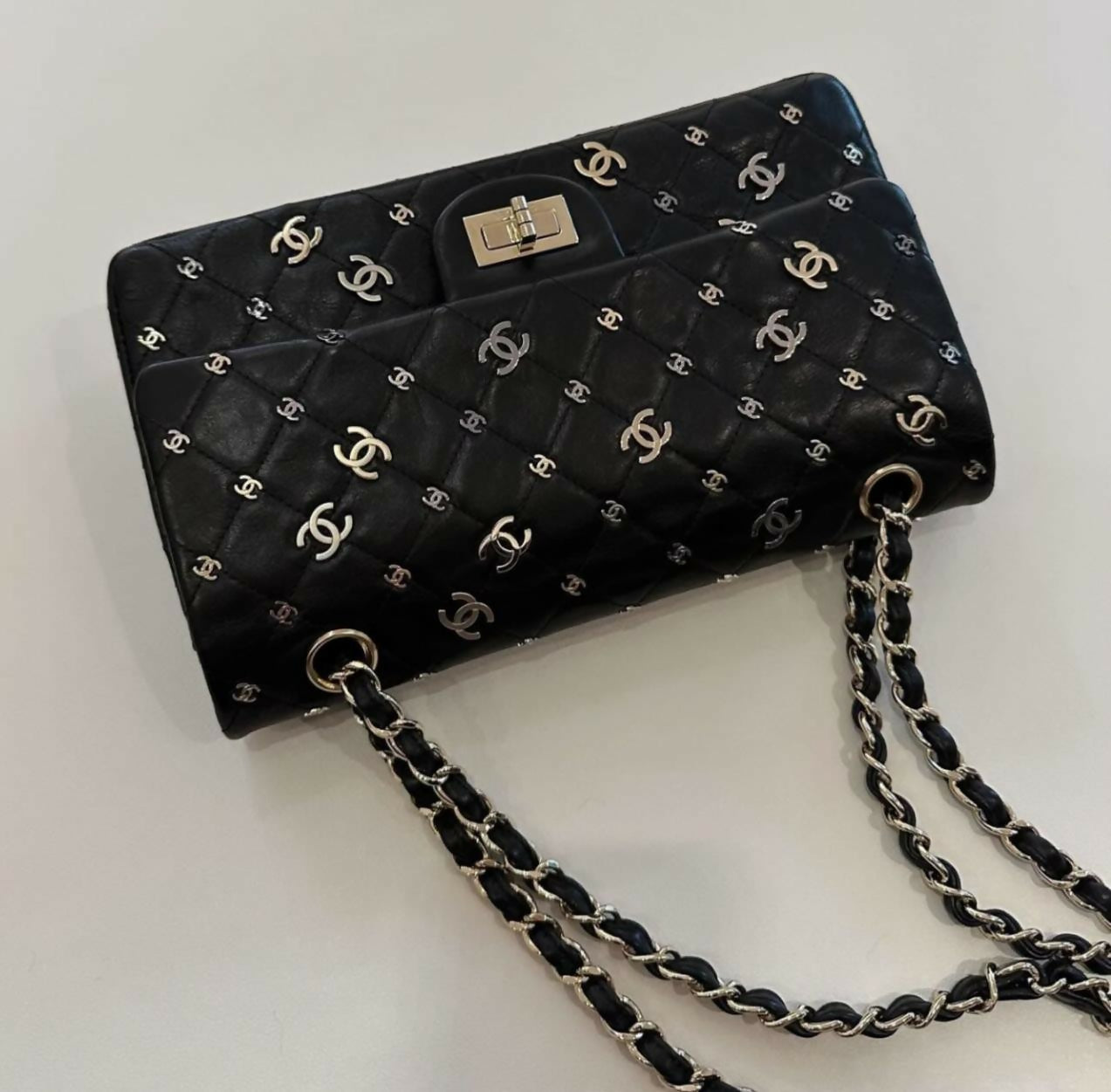 Chanel Medium 2.55 Reissue Punk CC Charm Flap Bag, 2007