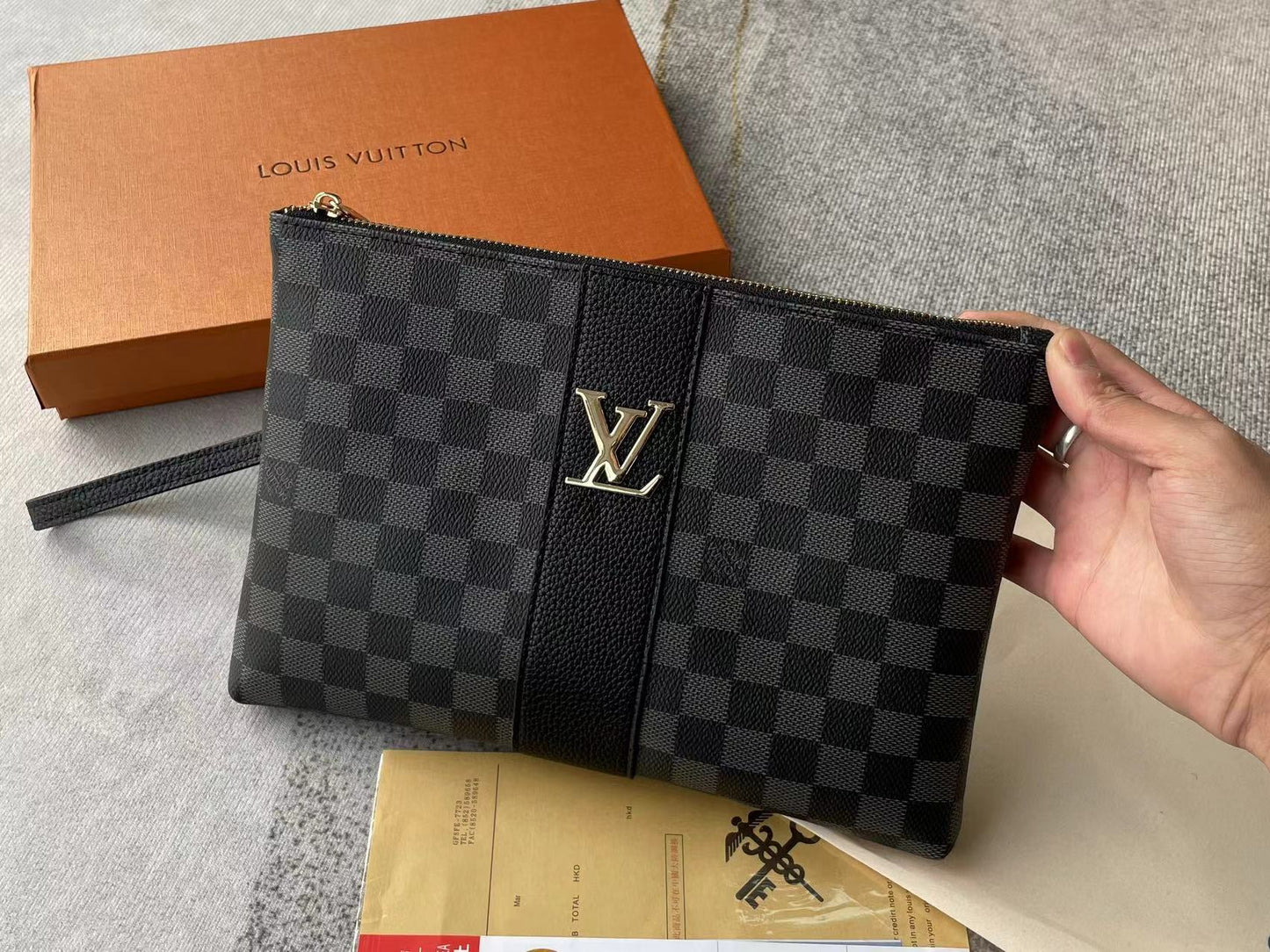 Louis vuitton handbag (wristlet bag)