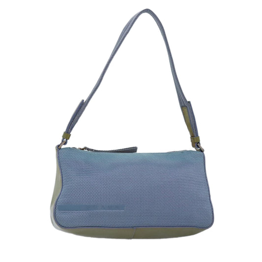 PRADA Sports Accessory Pouch Mesh Light Blue Auth Luxury Handbag