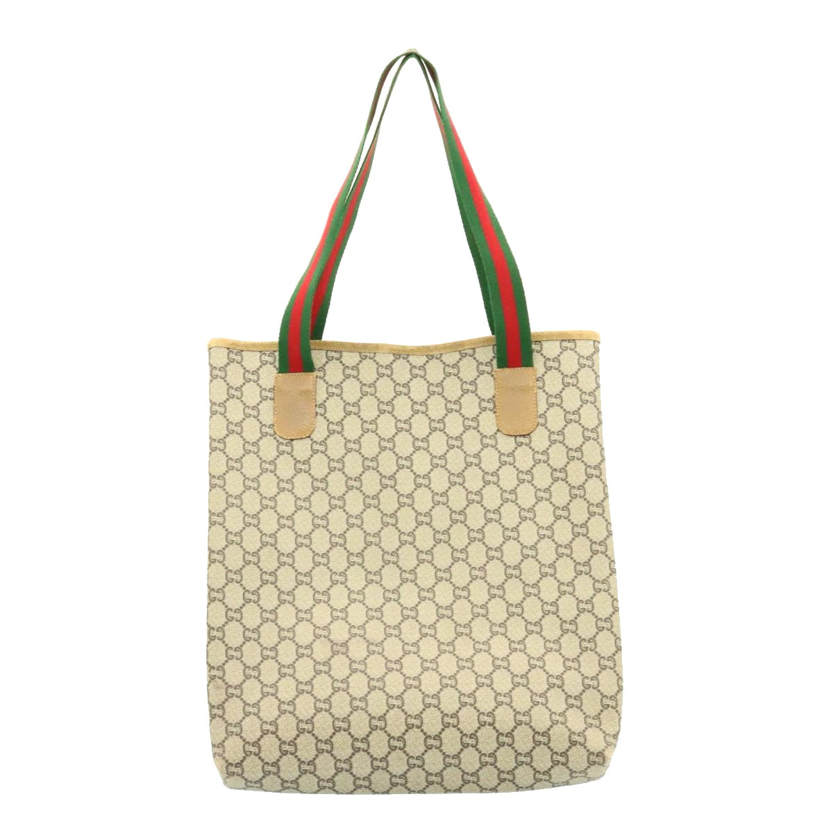 Gucci Leather Canvas Tote