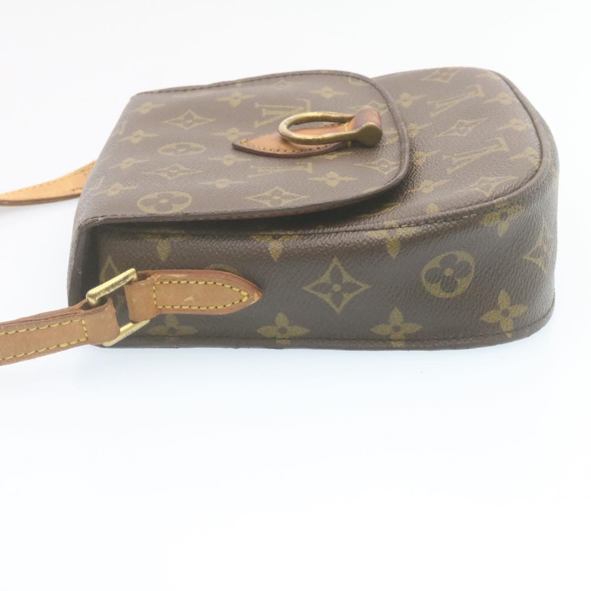 LOUIS VUITTON Monogram Saint Cloud MM Shoulder Bag M51243 LV Auth 34542