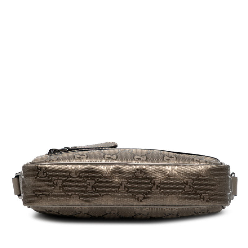 Gucci GG Imprime Nylon Leather Shoulder Bag