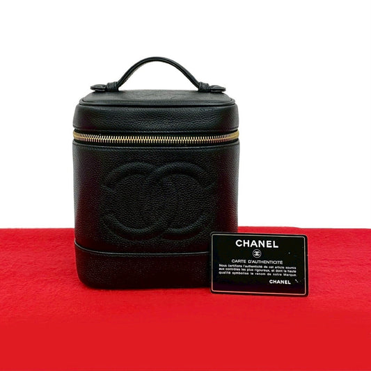 Chanel Coco Mark Matte Caviar Skin Handbag
