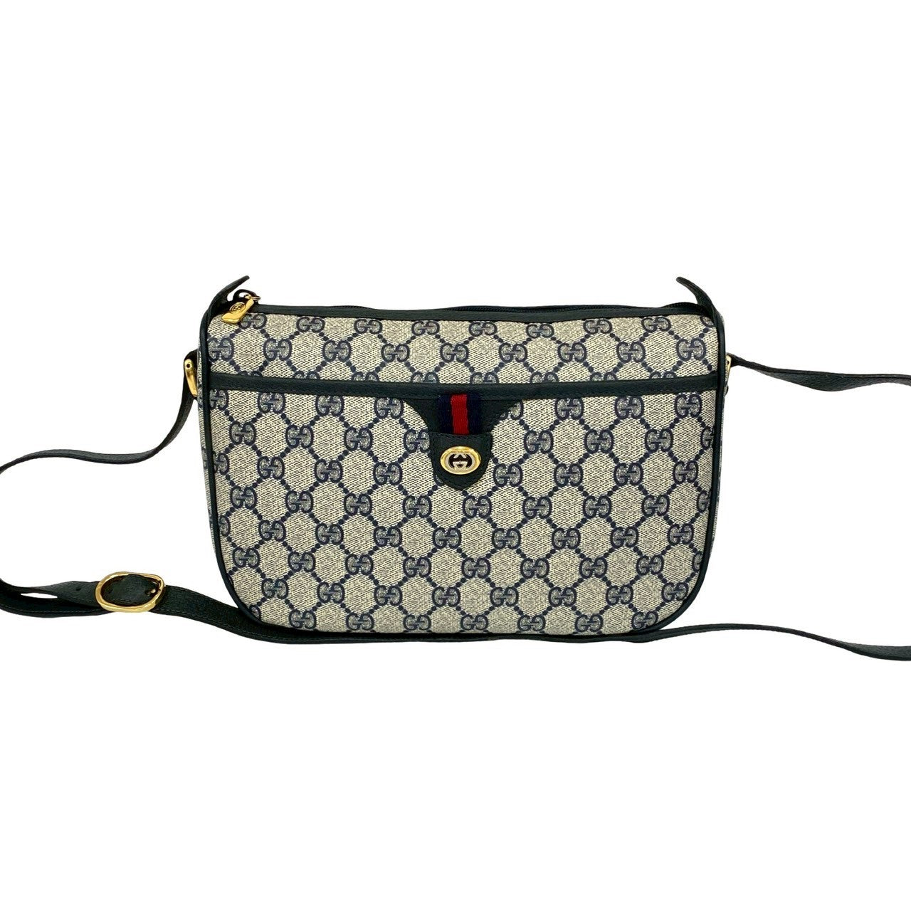Gucci GG Logo Leather Shoulder Bag