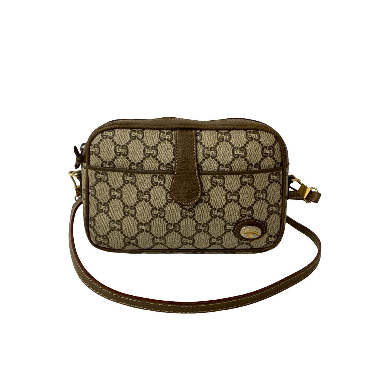 Gucci GG Logo Leather Shoulder Bag