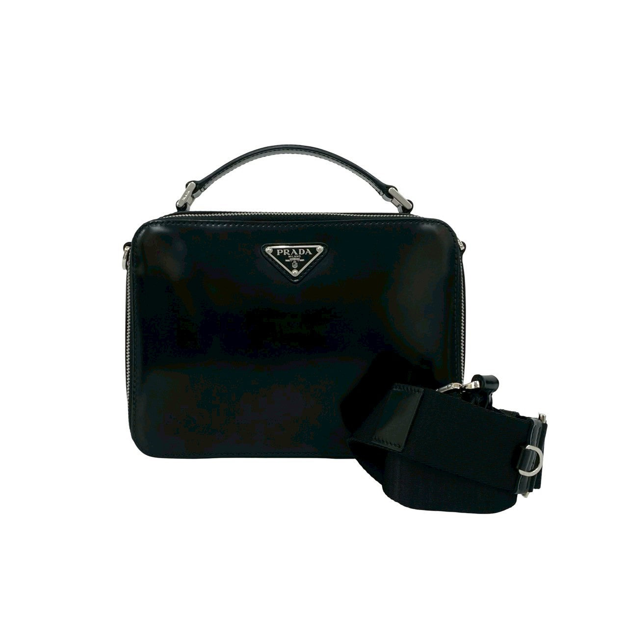 Prada Patent Leather 2way Handbag