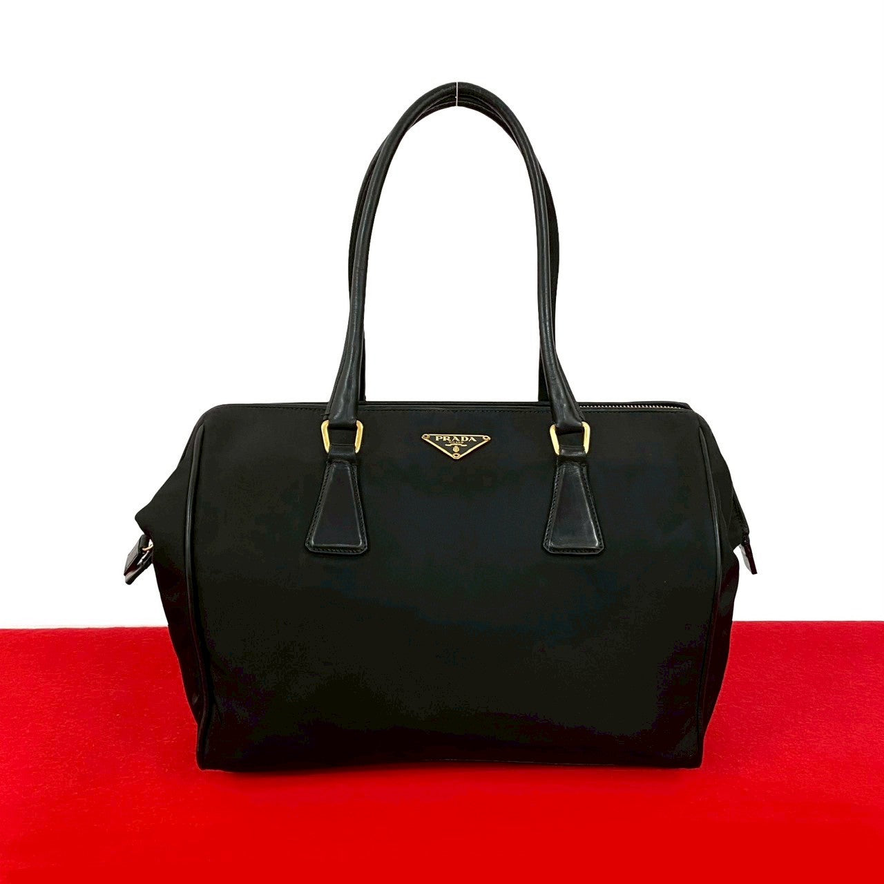 Prada Tessuto Leather Handbag