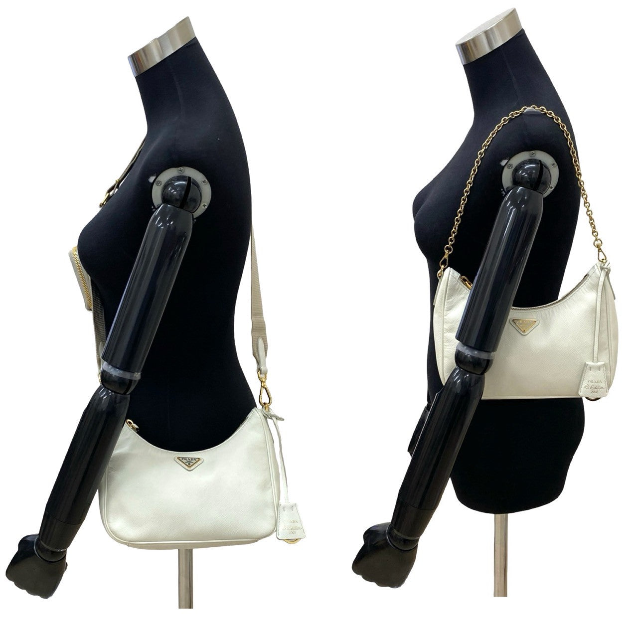 Prada Re-Edition Saffiano Leather Shoulder Bag