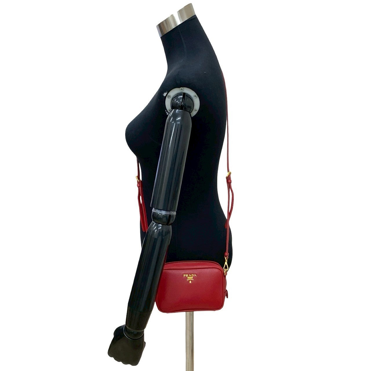 Prada Saffiano Leather Mini Shoulder Bag