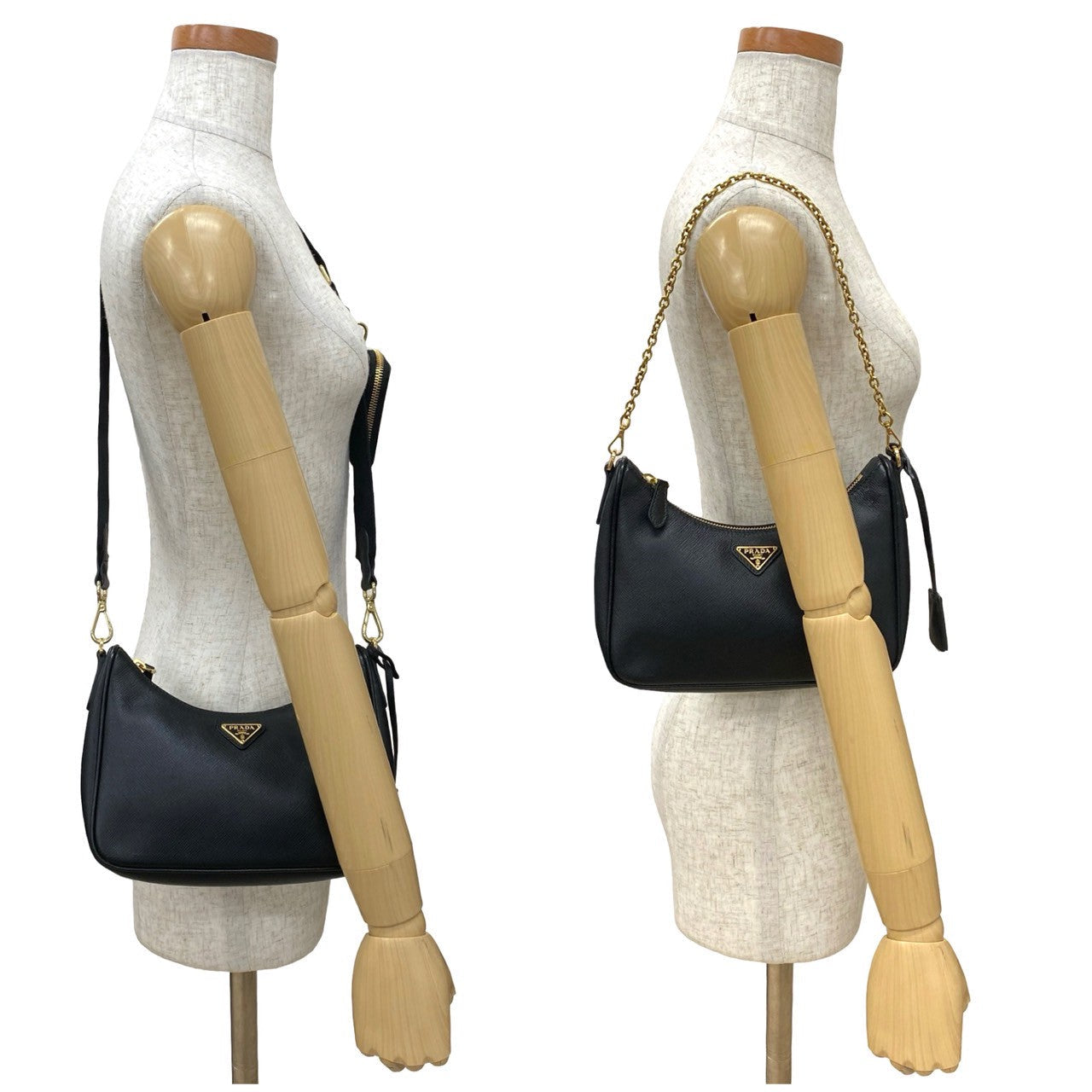 Prada Saffiano 2way Shoulder Bag