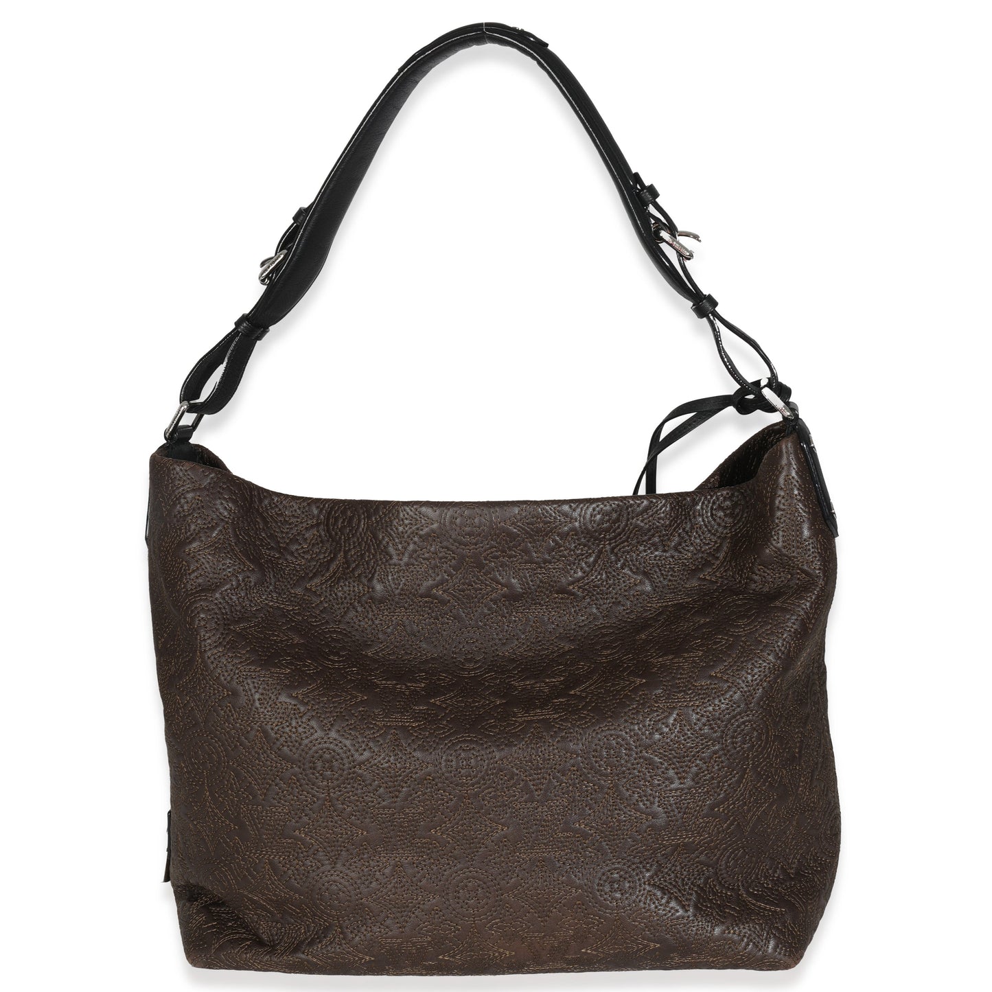 Louis Vuitton Olive Monogram Lambskin Antheia Hobo