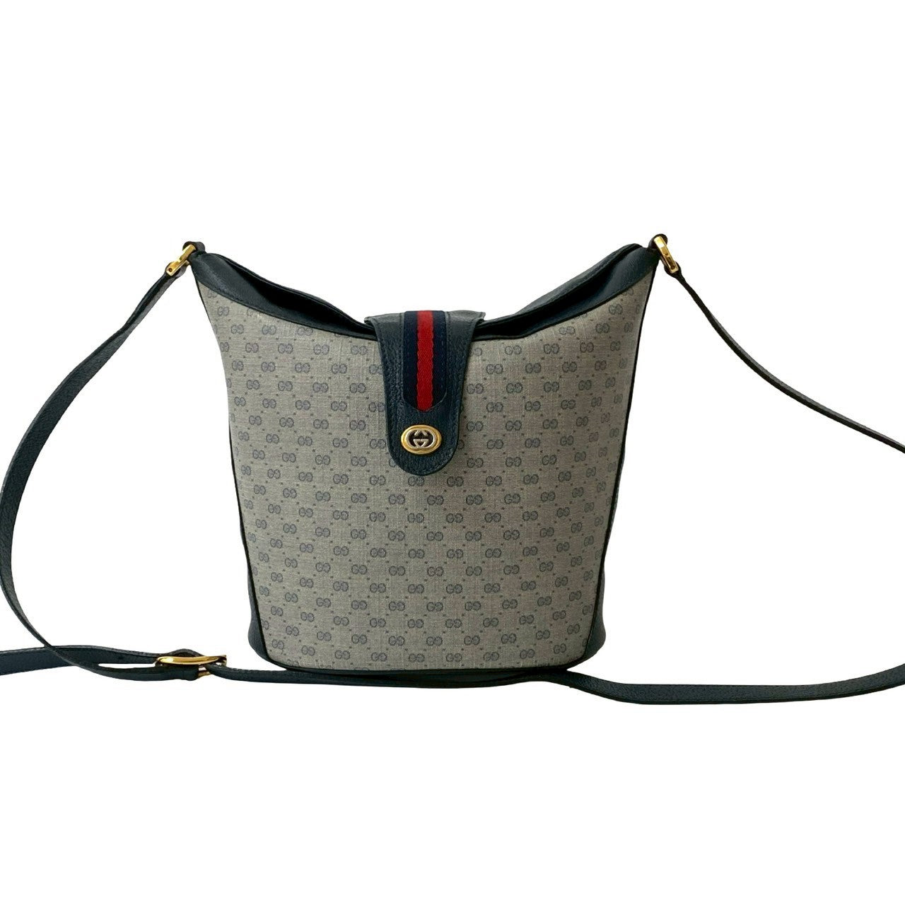Gucci Old Gucci Micro GG Leather Shoulder Bag