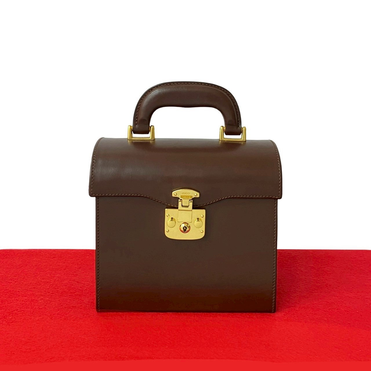 Gucci Lock Leather Handbag