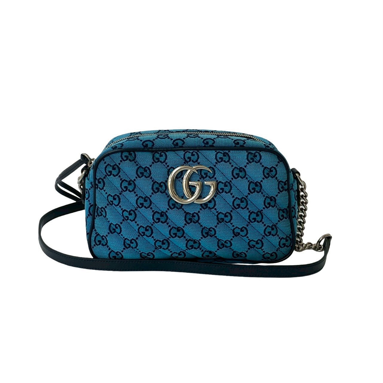 Gucci GG Marmont Canvas Leather Shoulder Bag