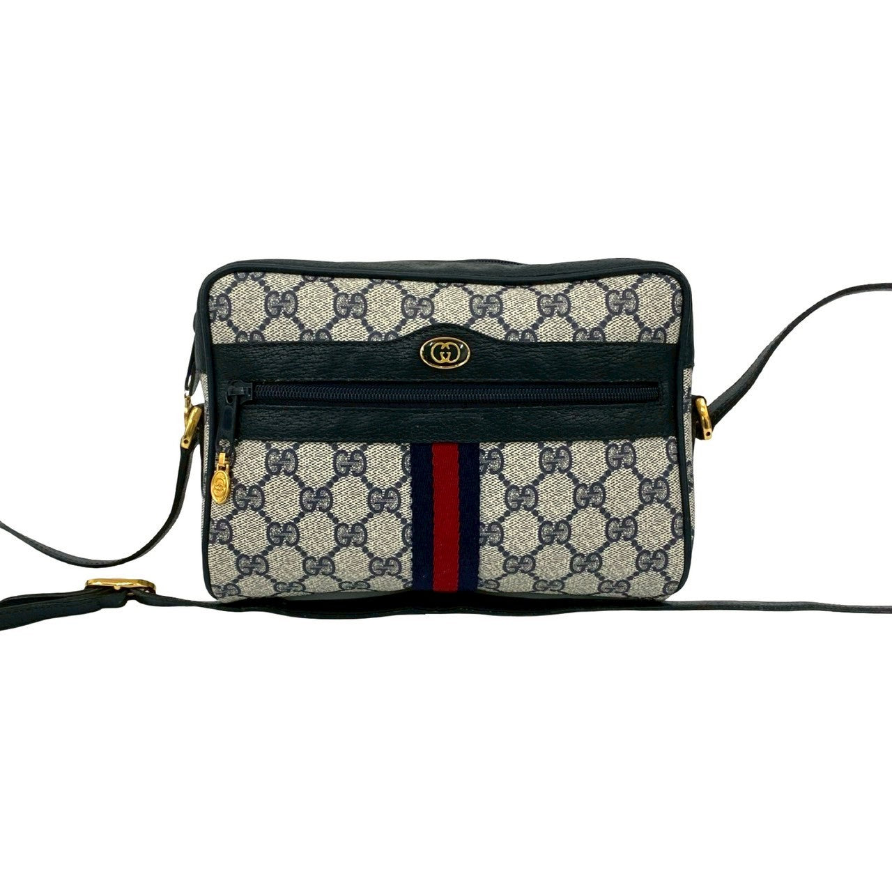 Gucci GG Logo PVC Leather Shoulder Bag