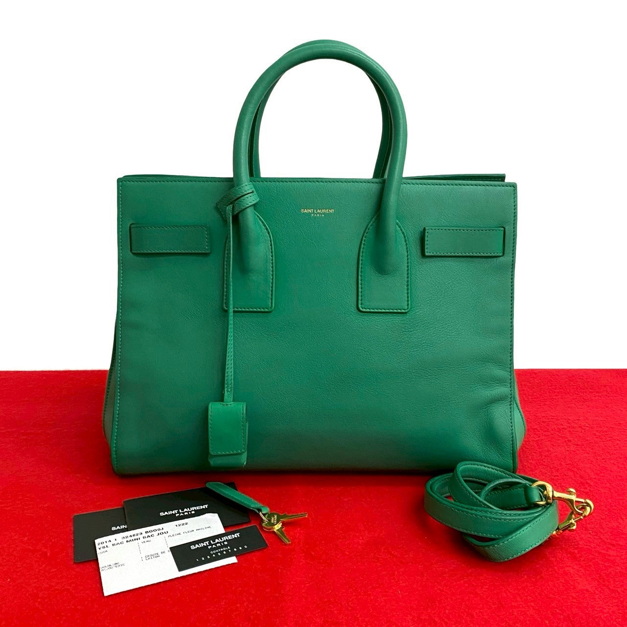 Saint Laurent Paris Sac de Jour Leather 2way Bag