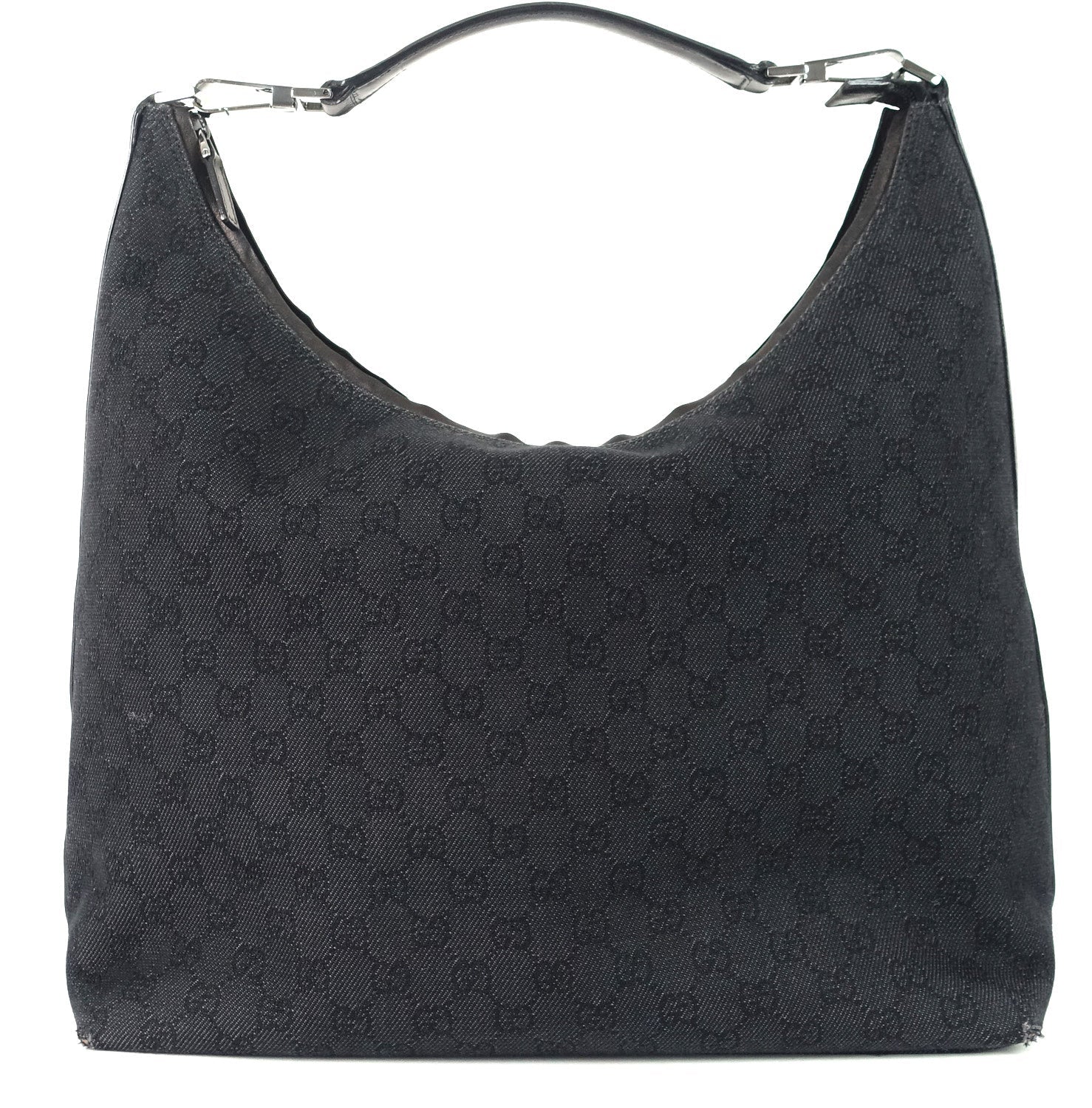 Gucci Monogram Canvas Hobo Bag