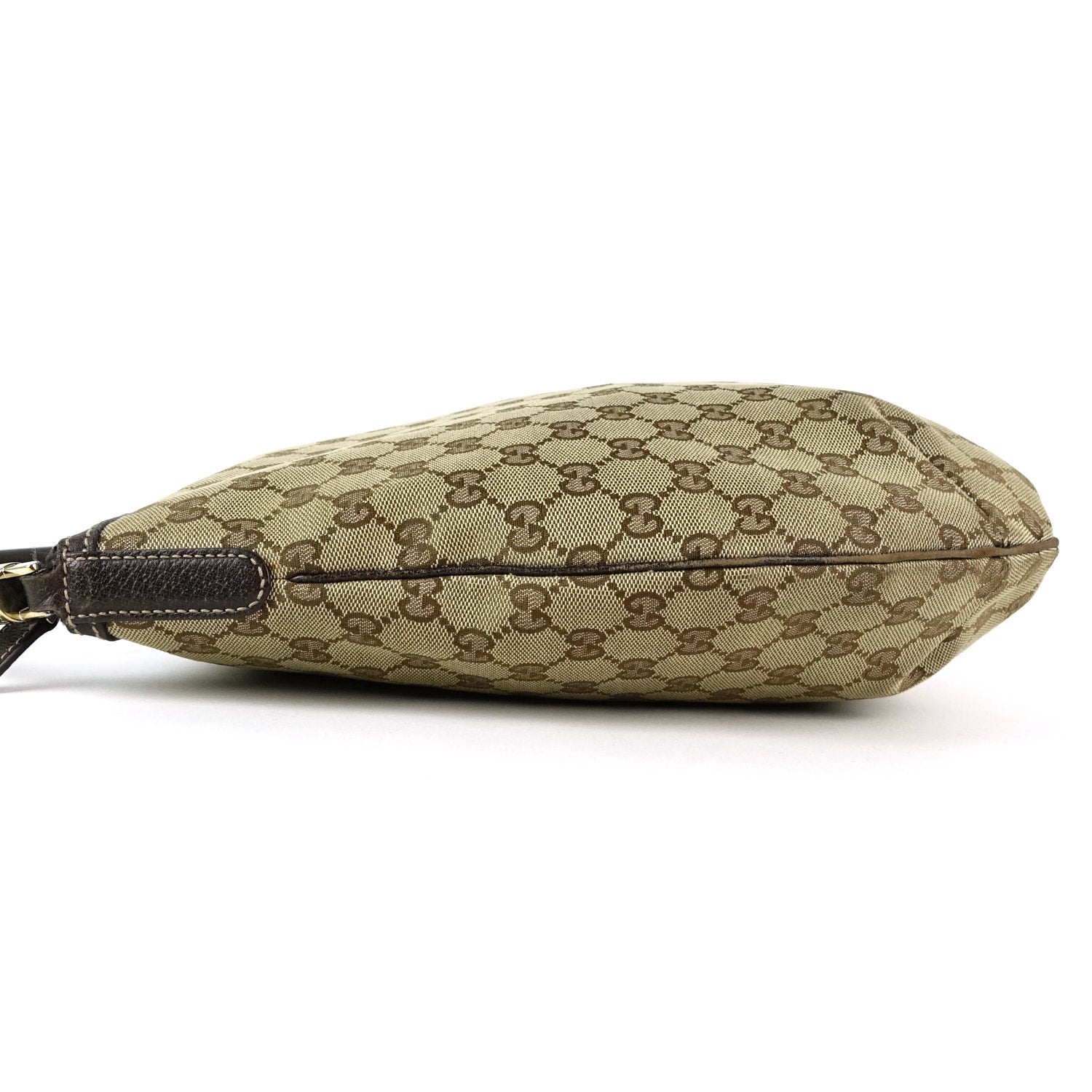 Gucci Monogram Canvas Hobo Bag