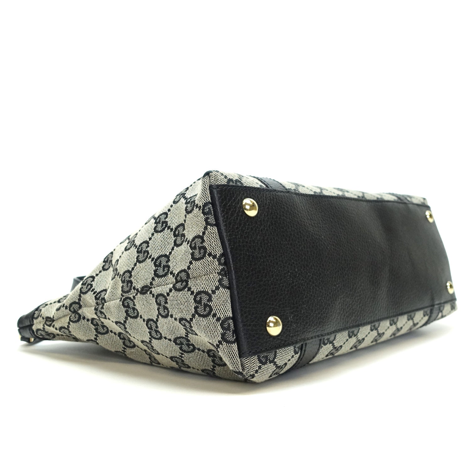 Gucci Abbey Monogram Canvas Zip Tote Bag