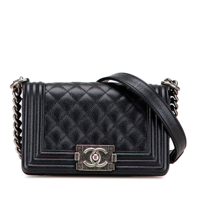 Chanel Boy Chanel MatelassÃ© Caviar Skin Shoulder Bag
