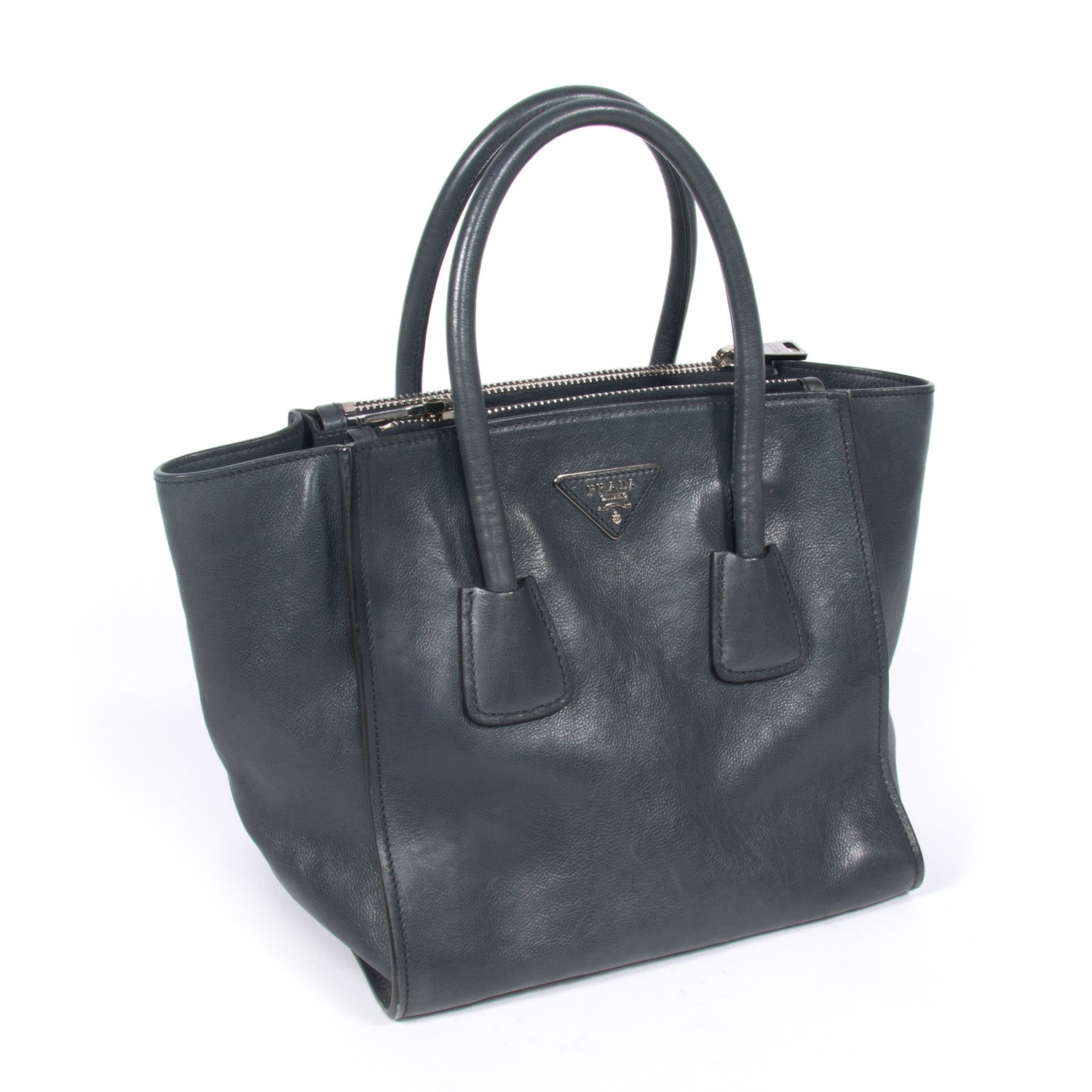 Prada Glace Calf Twin Tote