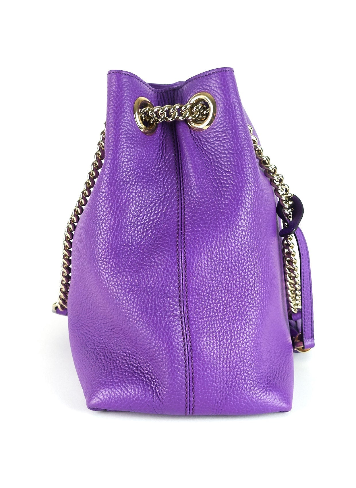 Gucci Soho Grained Leather Shoulder Bag