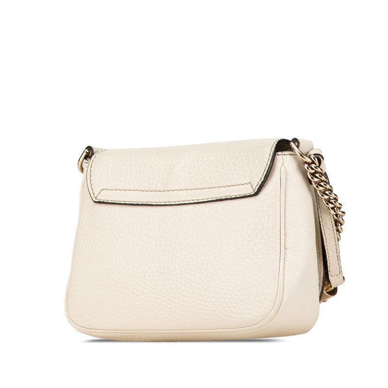 Gucci Soho Interlocking G Leather Shoulder Bag