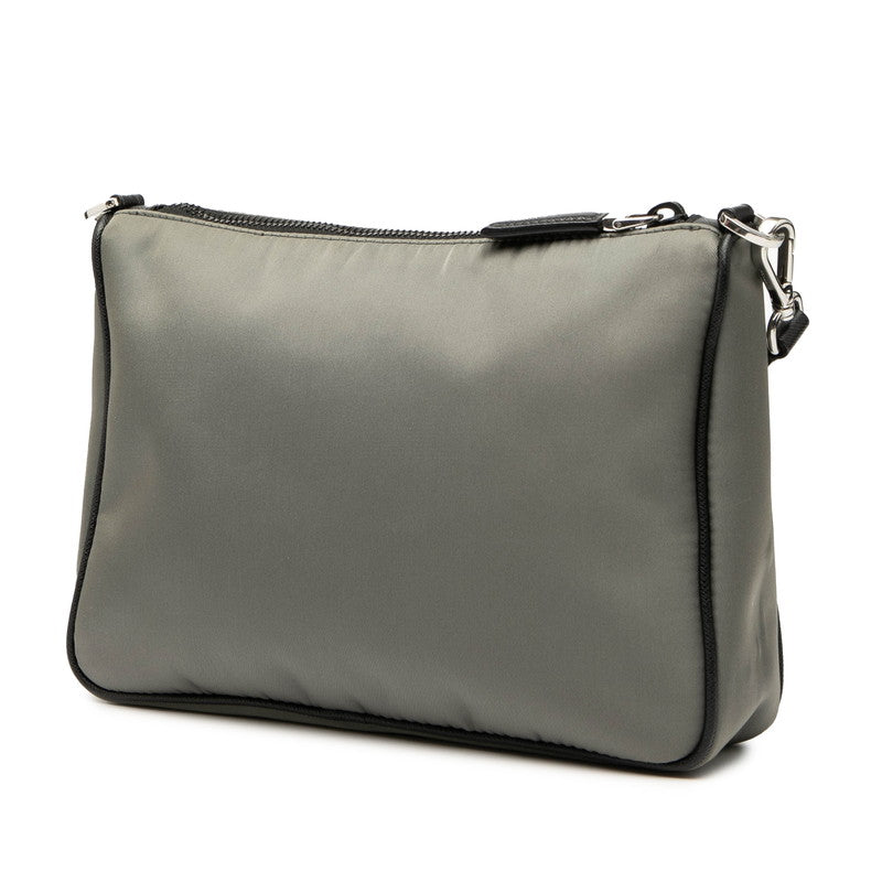 Prada 2VH113 Nylon Leather Shoulder Bag