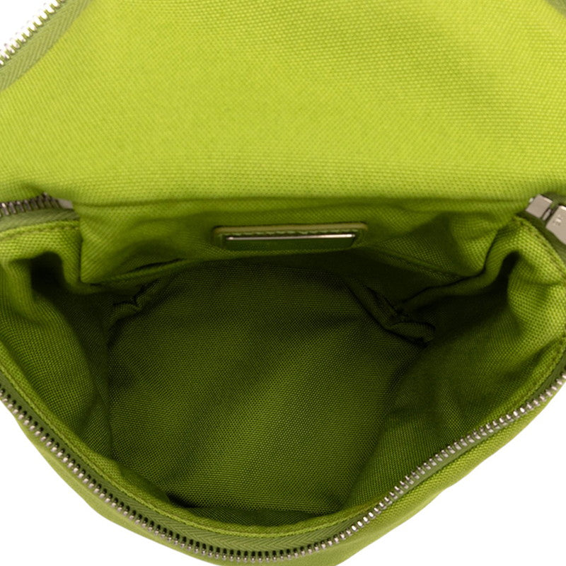 Prada 2VH147 Canvas Leather Shoulder Bag
