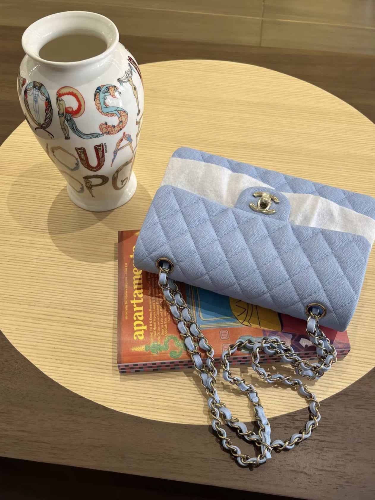 Chanel 23 light blue bag
