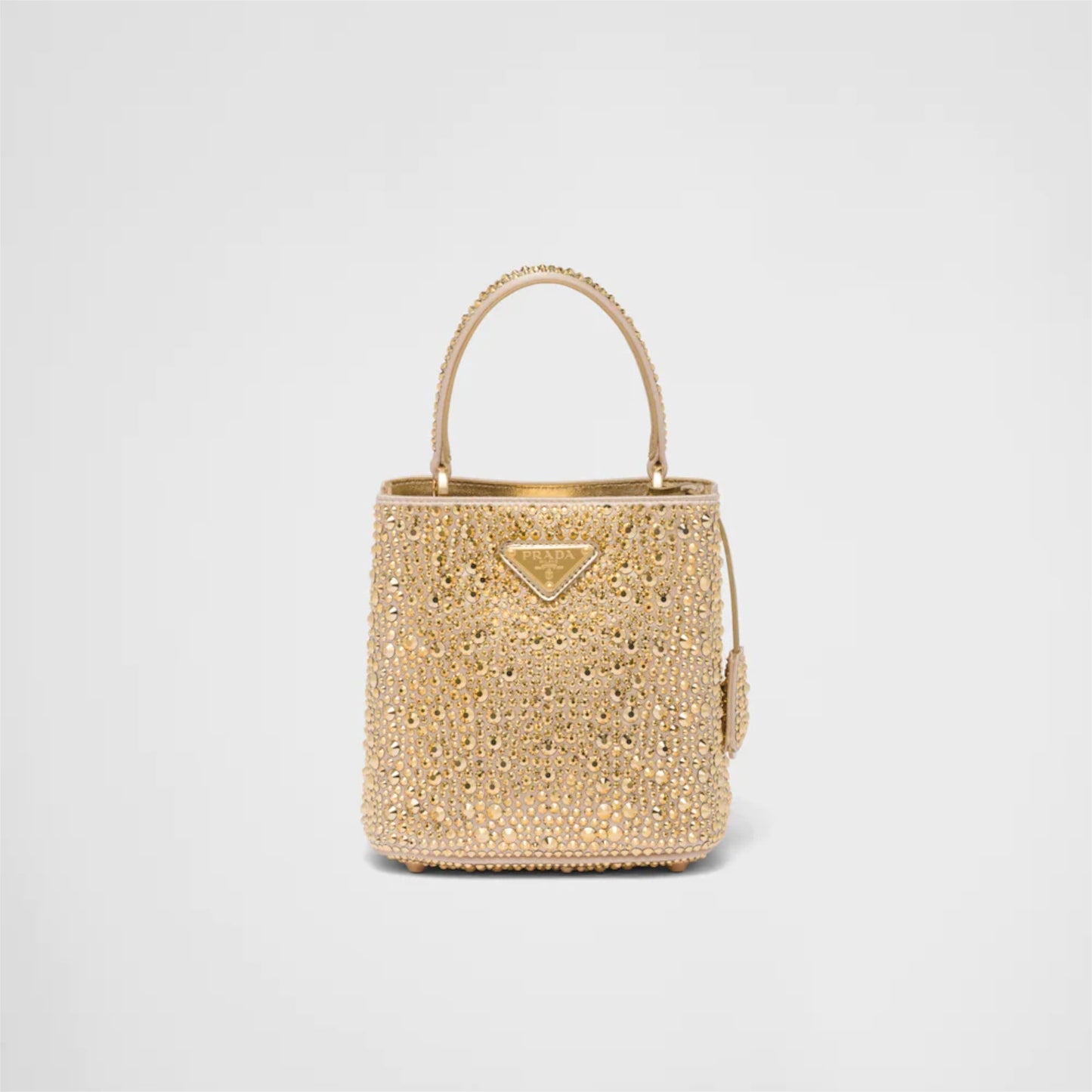 Prada Panier satin bag with crystals