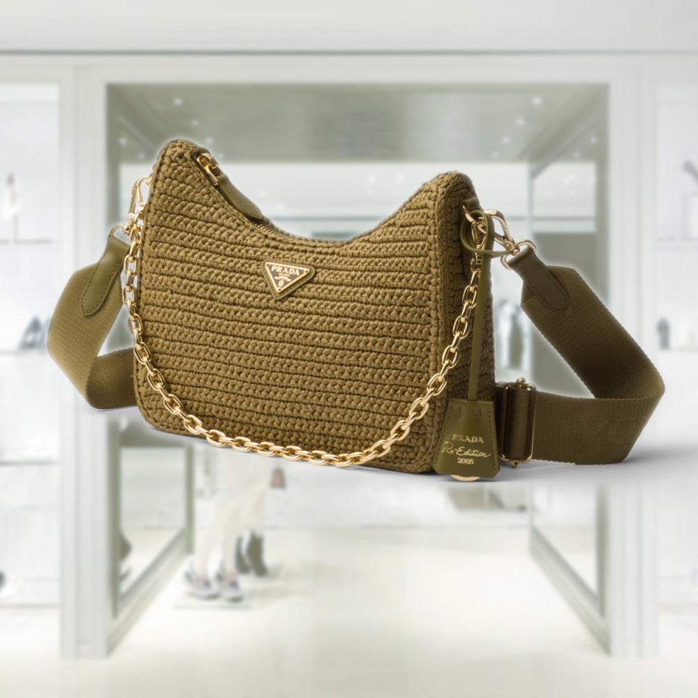 Prada Re-Edition 2005 crochet bag