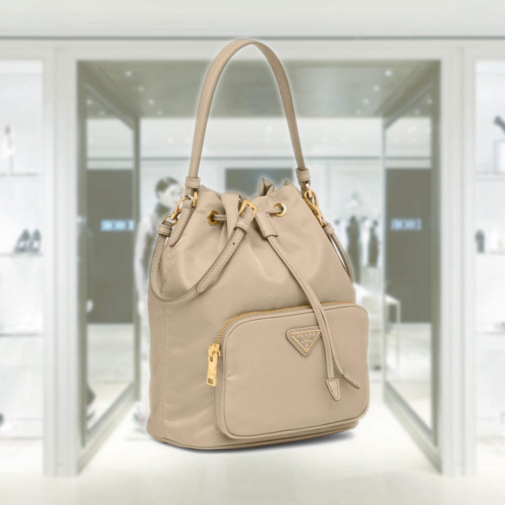 Prada Duet Re-Nylon bucket bag