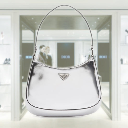 Prada Cleo brushed leather shoulder bag
