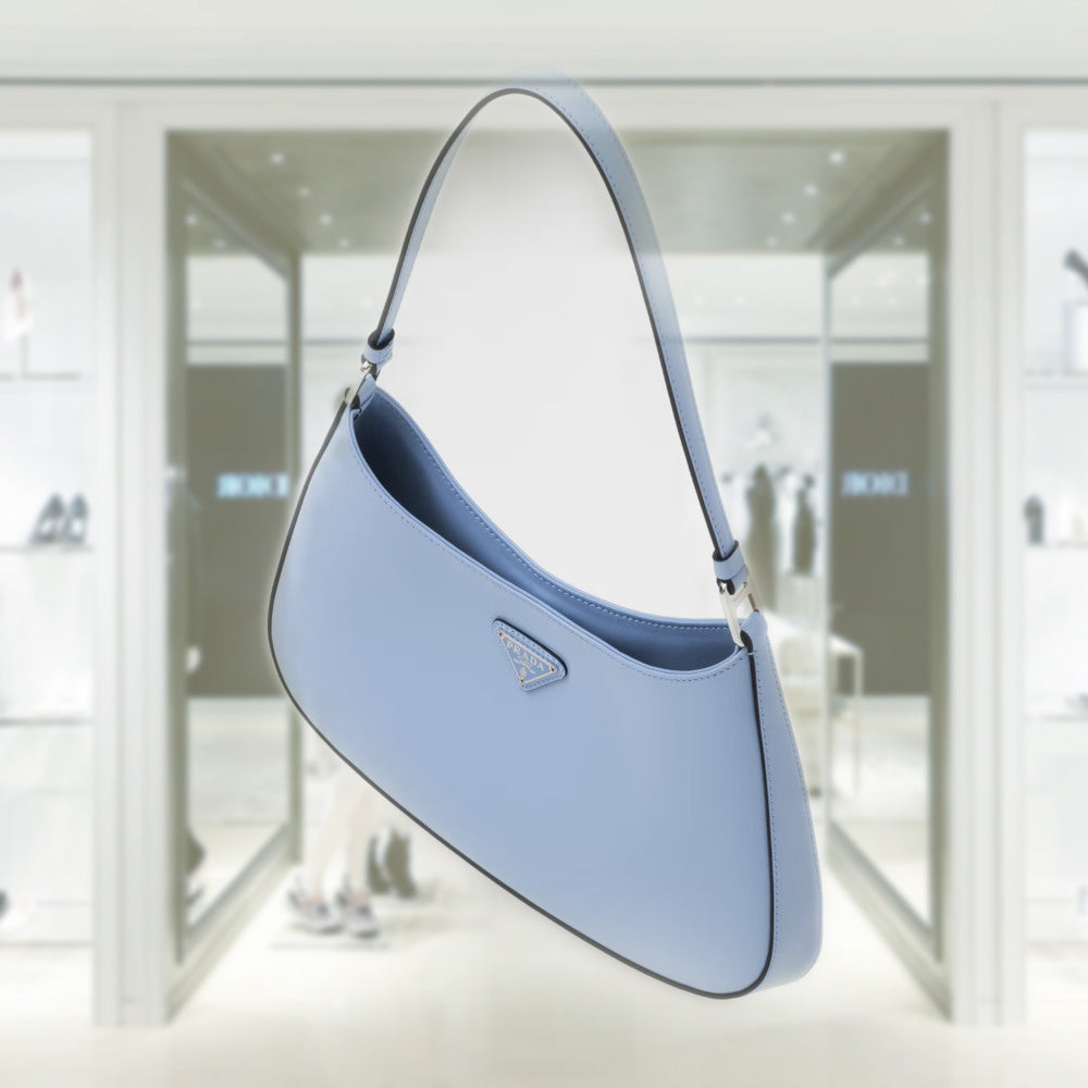 Prada Cleo brushed leather shoulder bag