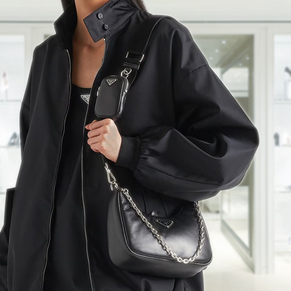 Padded nappa-leather Prada Re-Edition 2005 shoulder bag