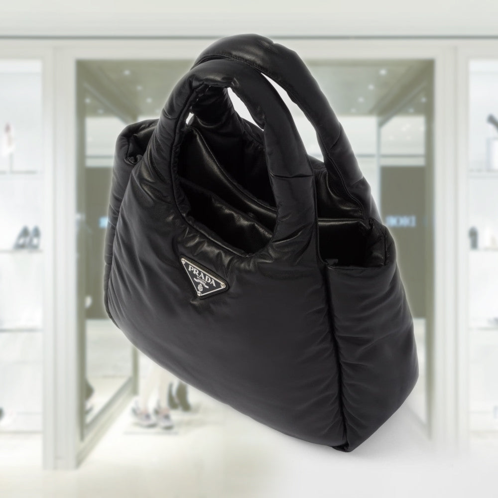 Medium padded Prada Soft nappa leather bag