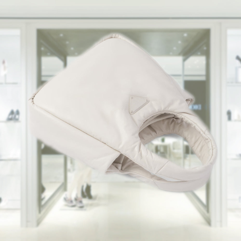 Medium padded Prada Soft nappa leather bag
