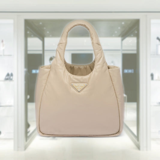 Medium padded Prada Soft nappa leather bag