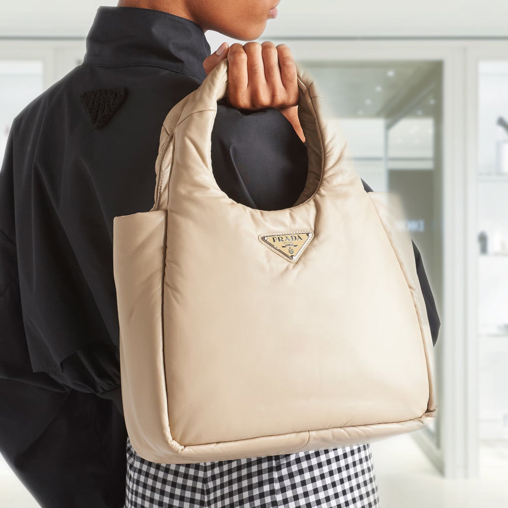 Medium padded Prada Soft nappa leather bag