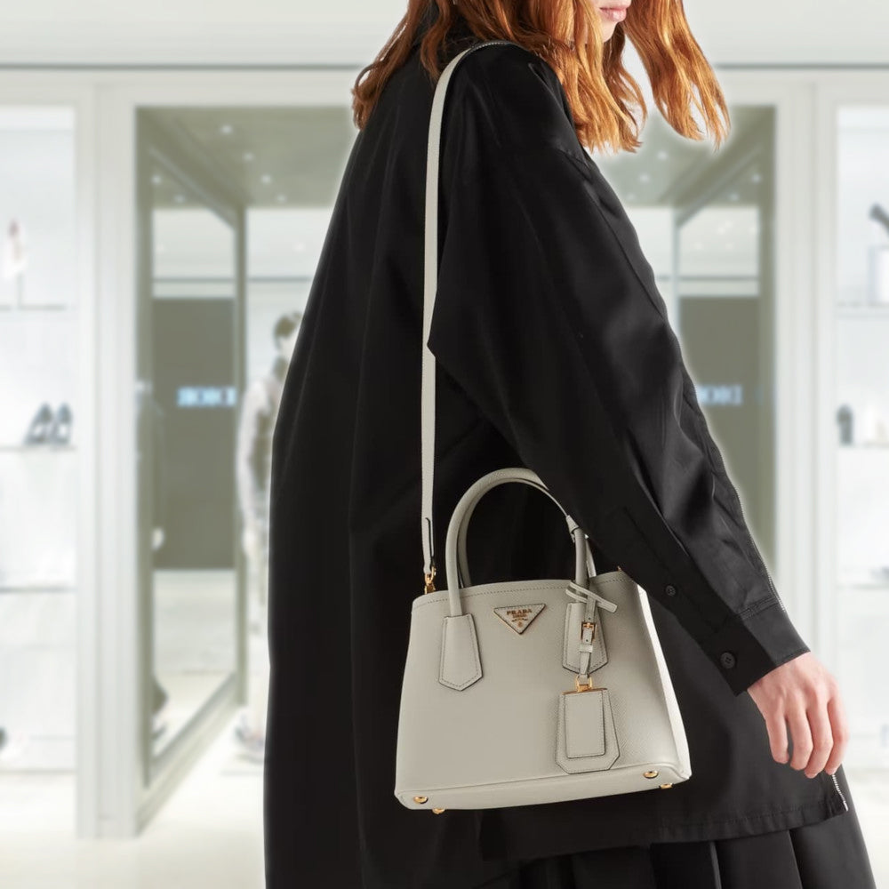 Prada Double Saffiano leather mini bag