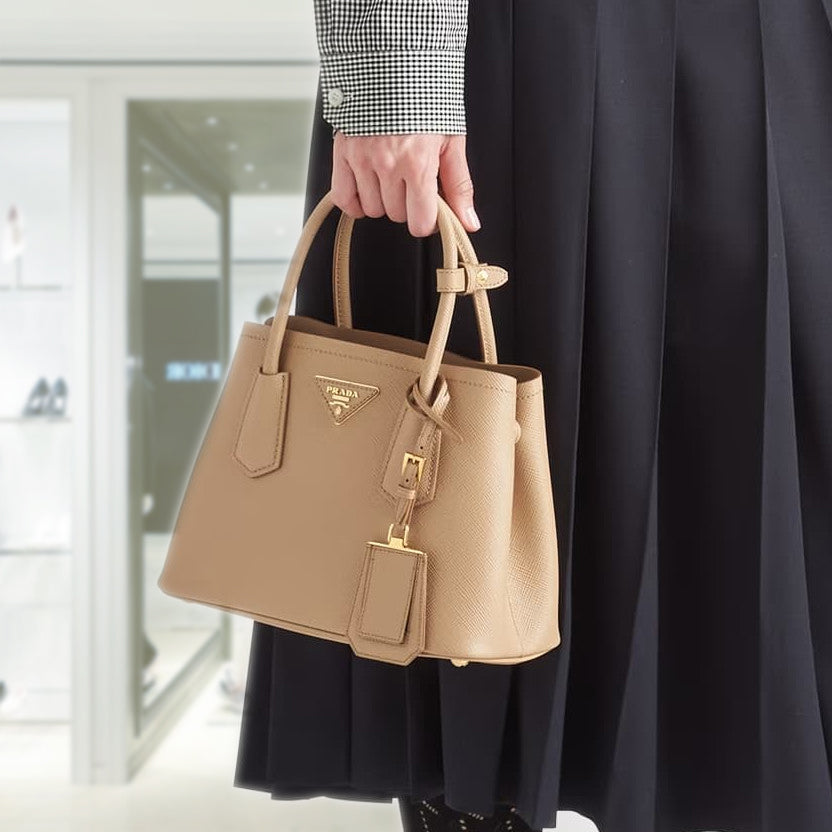 Prada Double Saffiano leather mini bag