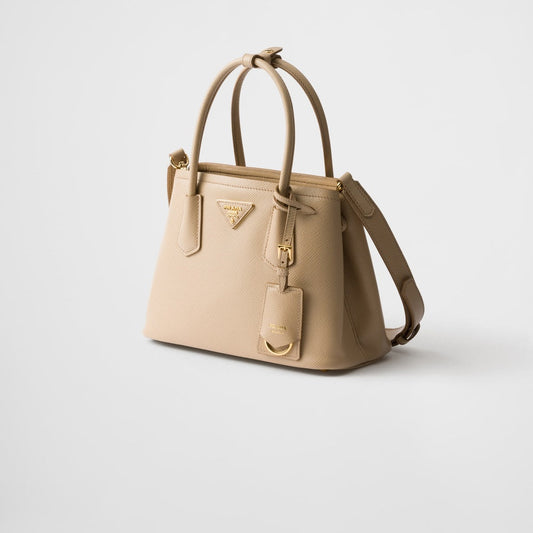 Prada Double small Saffiano leather bag