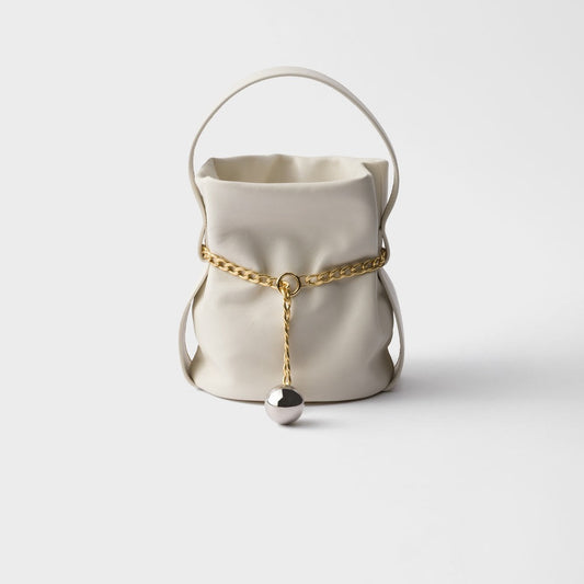 Prada Petit Sac mini nappa leather bucket bag